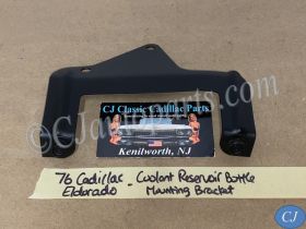 OEM 1974 1975 1976 Cadillac Deville Fleetwood Calais Commercial Chassis 1974 1975 1976 1977 Eldorado RADIATOR COOLANT OVERFLOW RESERVOIR BOTTLE MOUNTING BRACKET #1603756